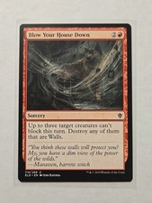 Blow Your House Down - Throne of Eldraine - LP - Common - Sorcery 