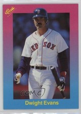 1989 Classic Update Pink/Light Blue Travel Edition Dwight Evans #44 1a5z