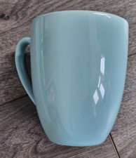 Large white and light blue two coloured coffe/tea mug brand new 11cm x 6cm
