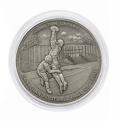1972 CFL GREY CUP SIXTIETH YEAR TRADE DOLLAR CANADIAN HALL OF FAME 1/2oz NICKEL
