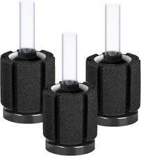 AQUANEAT 3 Pack Aquarium Bio Sponge Filter Breeding Fry Betta Shrimp Nano