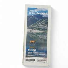 1995 AAA Travel Map   Alberta British Columbi...