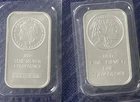 (2) 1 OZ SILVER BAR LOT .999 FINE SILVER