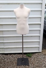 1 x Mens Mannequin / Tailors Bust Custom Made Steel Stand