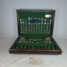 Oneida Flirtation Cutlery Canteen Set for 6. Silver Plated. 1950's-60's vintage