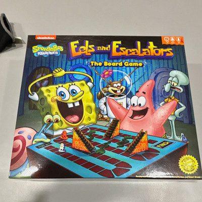 Nickelodeon SpongeBob Eels & Escalators Board Game Complete 2022 2+ 6+