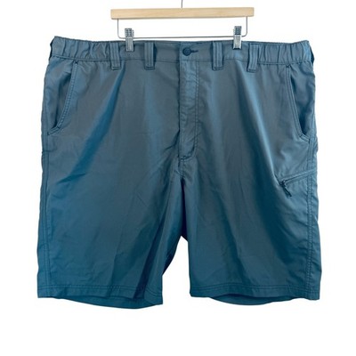 Wrangler ATG Outdoor Hiking Shorts Gray Tech Fabric Utility Zip Pocket 46 Norm
