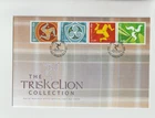GB Isle of Man 2023 The Triskelion Collection FDC per scan
