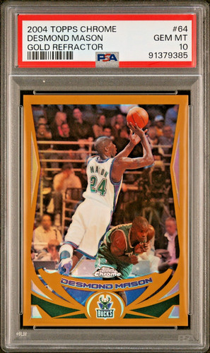 Desmond Mason #64 2004 Topps Chrome card