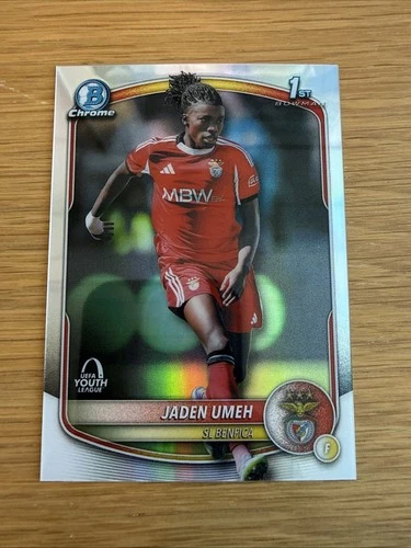 2026 Topps Chrome UCC 1st Bowman Jaden Umeh BU-JU Benfica