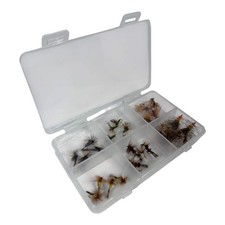 24 Piece Dry Fly Assortment with Fly Box- Strike Fly Company