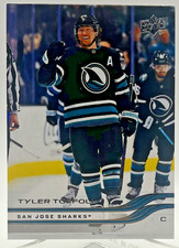 2025-26 Upper Deck Tyler Toffoli Celebration Variation 1:2000 SSP San Jose Shark