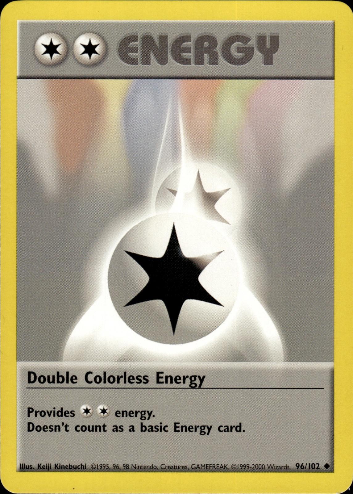 Pokemon Base Set Uncommon Double Colorless Energy 96/102 - Near Mint (NM)