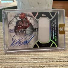 Drake Powell 2025-26 Topps Three 34/49 RPC Auto Patch Refractor Rookie Relics RC