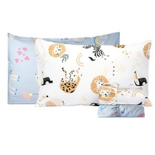 100 Cotton 210TC Kids Bedsheet, Twin Sheet Set, Toddler Bed, 4-Piece Set 2...