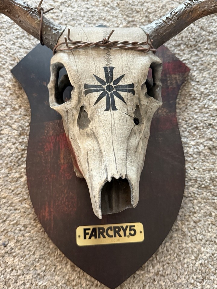 Far Cry 5 Hope County Collectors Edition Deer Skull Wall Mount Only ...
