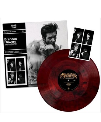 RARE Brandon Flowers THRASHER Photobooth Series 014 Ground Red Vinyl LP Colored