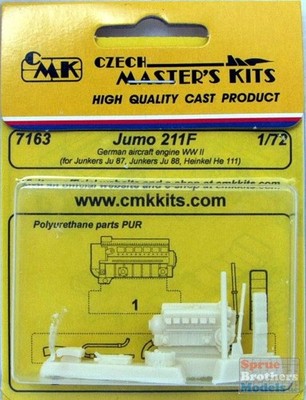 CMK7163 1:72 CMK Jumo 211F Engine Set #7163