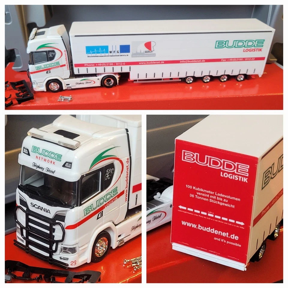 Scania CS 20 BLS Budde Spedition &Logistik 42477  Radevormwald Meusburger 314374 - Bild 1 von 4