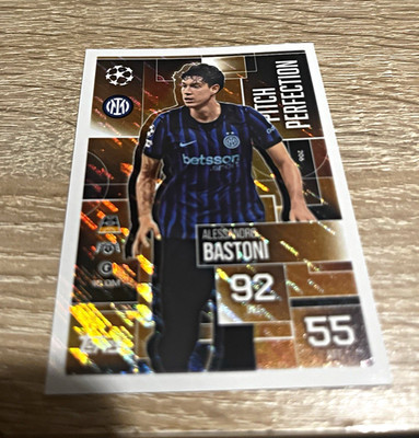 Topps UEFA Champions League Alessandro Bastoni Inter Milan Pitch Perfection #206