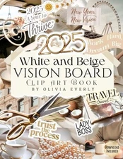 Vision Board Clip Art Book: Wh - VERY GOOD