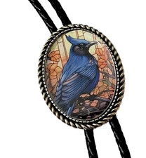 Bird Bolo Tie - Personalized Cord Color ,length , and tips /B01