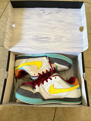 Nike SB Paul Rodriguez 2 Zoom Air Skate Shoes - Men's US 9.5 - Easter colorway