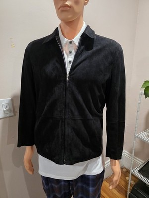 Vintage Hugo Boss Reversible Kona Jacket 100% Lambskin Size 38 Regular