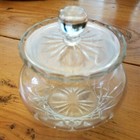 CLARENBRIDGE CRYSTAL Boxed Claren Honey Pot ~ Polish Cut ~ 5" DIA ~ #YA86026B — photo 2
