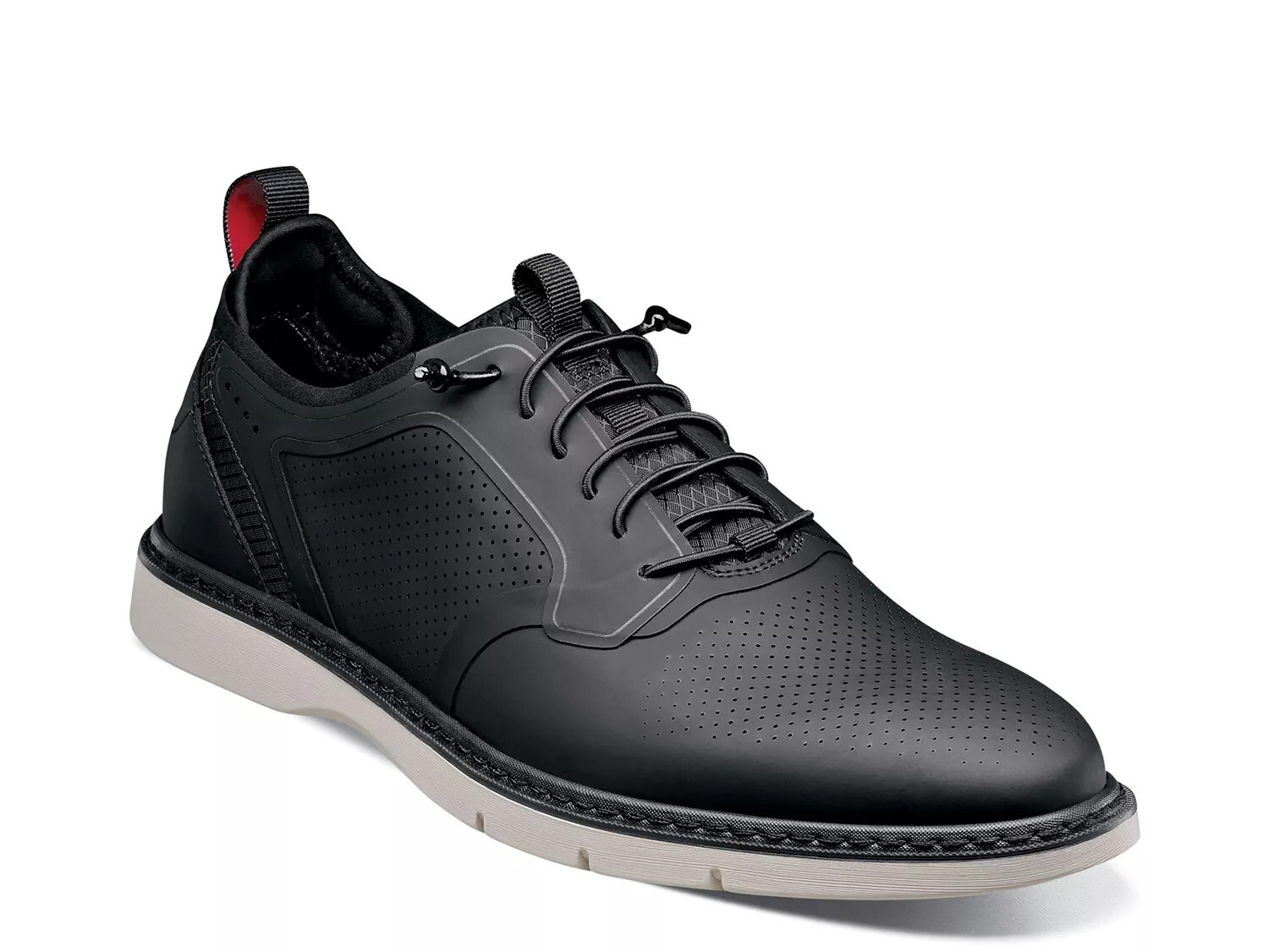 Stacy Adams Shoes Synchro Plain Toe Elastic Lace Up White Size 8.5 — photo 2