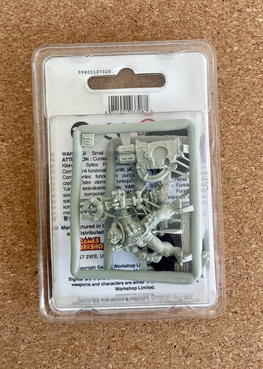 Warhammer 40k Servitors With Multi Melta - Figurines Finecast Citadel - NEUF En Boîte