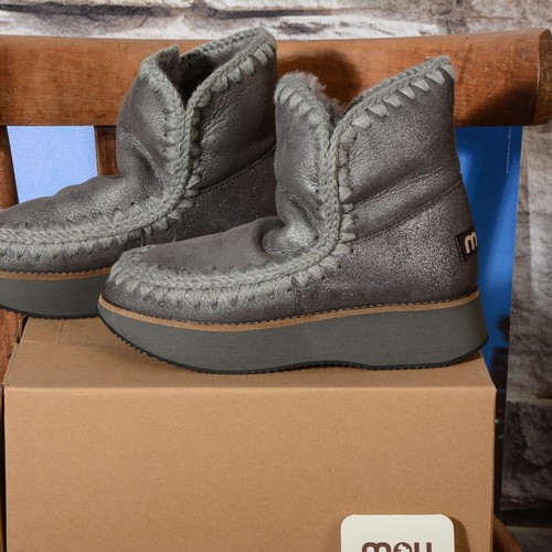 Running Eskimo 18 MOU Boots DUIRO Dust Iron Stivali donna grigi | eBay