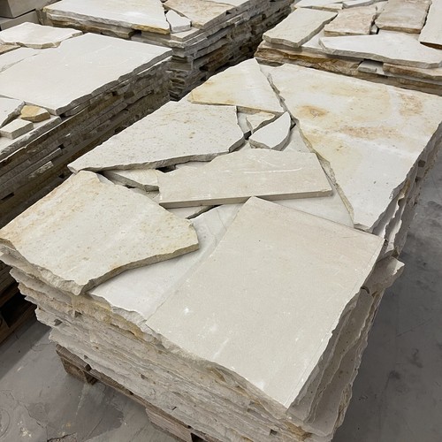 1m2 Naturstein Sandstein Creme Beige Polygonalplatten Mosaik Steinplatten 20mm - Bild 11 von 11