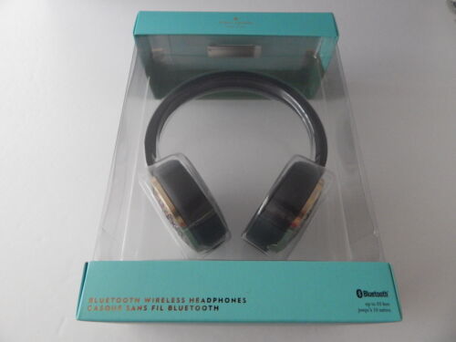 Kate Spade Universal Bluetooth Wireless On Ear Headphone Gold/Black/Multi Glitte - Picture 1 of 5