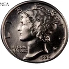 1926 Mercury Dime ~ BU/Uncirculated ~ 90% Silver