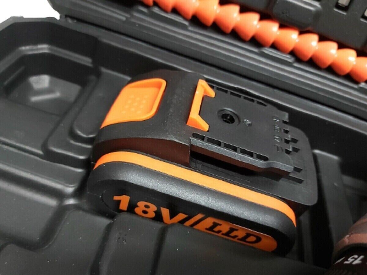 Kit Trapano 18V con 2 Batterie Litio e 24 Accessori Professionali - 4
