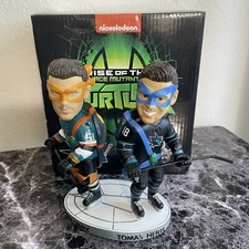 San Jose Sharks Simek And Hertl Rise Of The Ninja Turtles Bobblehead NHL 2018