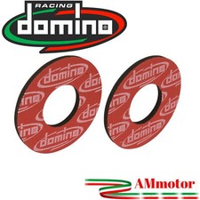 Anelli Manopole Di Spugna Per Moto Da Cross Enduro Coppia Rosso Anti-Vesciche