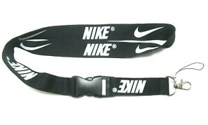 NEW BLACK NIKE LANYARD DETACHABLE 