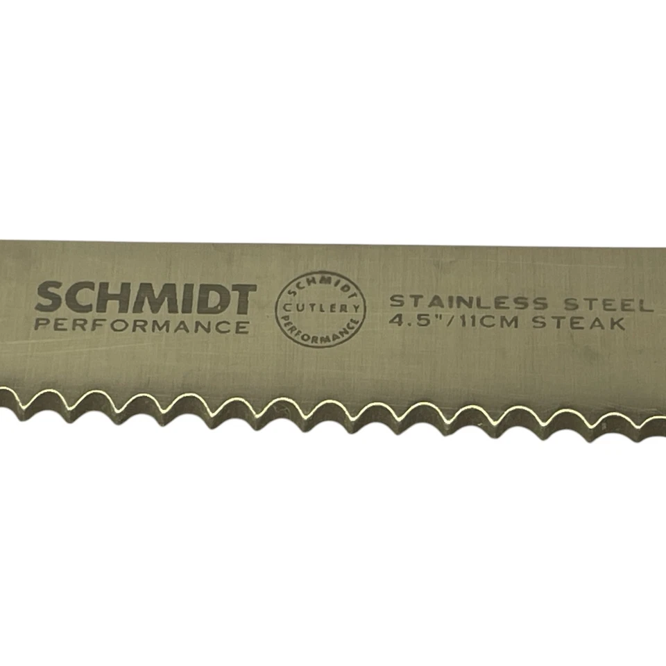 Schmidt Bros 4.5" Stainless Steak Knives-Set Of 5 - Image 2 of 4