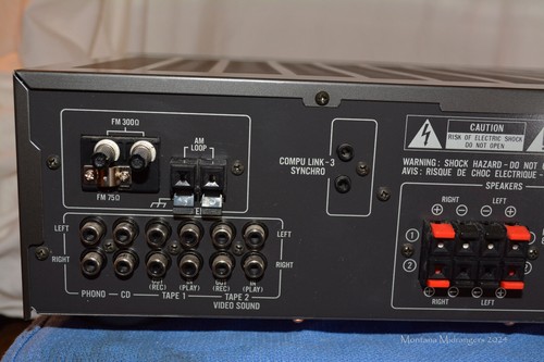 JVC RX-307 AM FM Stereo Receiver 1991 Tested Working 80 Watts Per Channel - Picture 17 of 20