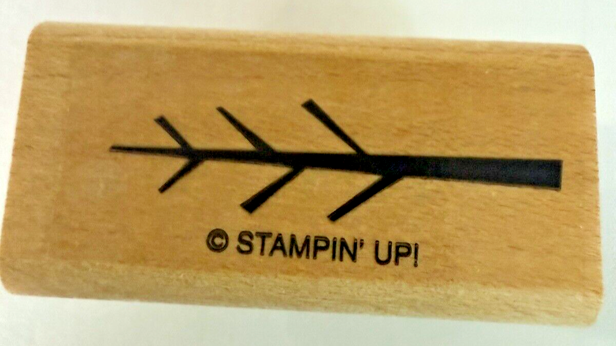 Stampin Up Bare Tree Branch 1.25in Single Stamp 1.5x0.75in