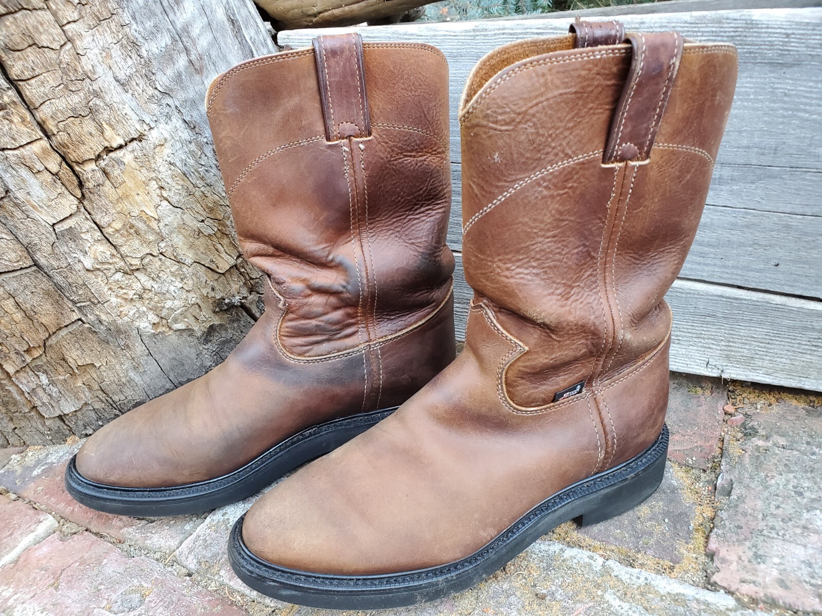 Justin Conductor Work Boots ~ Style 