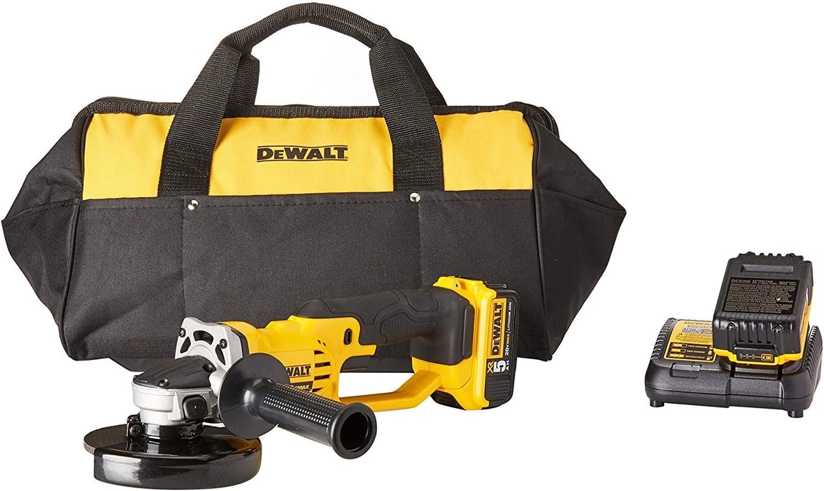 Dewalt 20v max lithium ion grinder tool kit dcg412p2 online