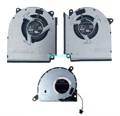 New Asus ROG Strix G16 G614 G614J G614JU G614JV G614JZ CPU / GPU Cooling Fan 12V