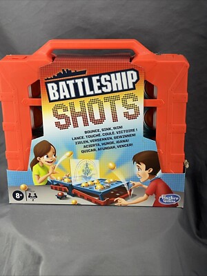 Hasbro Battleship Shots Strategy Ball-Bouncing Game (E8229)