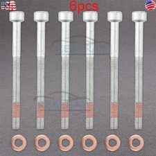 Injector Screw Retainer Bolt Washer Kit Seal O-Ring for Mercedes Sprinter 5 Cyl 