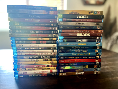 Variety of Blu-Ray & Blu-Ray 3D Movies