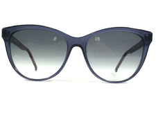 Robert Marc Sunglasses 908-283 Blue Red Round Frames with Blue Lenses 55-17-135
