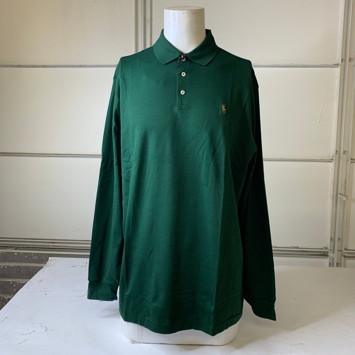 POLO RALPH LAUREN Classic Fit Mesh LS Polo Shirt Men's Size POLO RALPH LAUREN Classic Fit Mesh LS Polo Shirt Men's Size